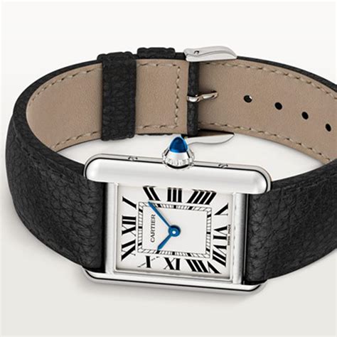 cartier tank must small leather strap|cartier tank must leather strap.